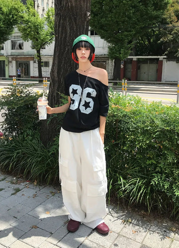 (NONFADE) STRIPE STOPPER POCKET PANTS